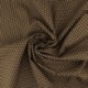 Tissu Coton Imprimé Pois Marron