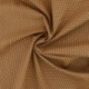 Tissu Coton Imprimé Pois Caramel