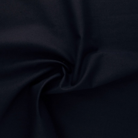 Tissu Coton Uni Marine 