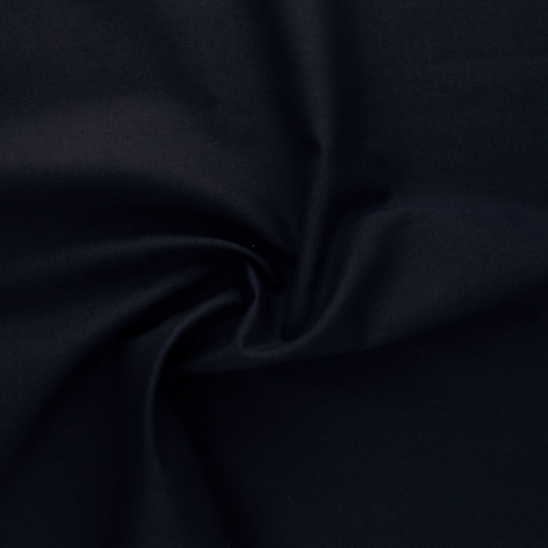 Tissu Coton Uni Marine 