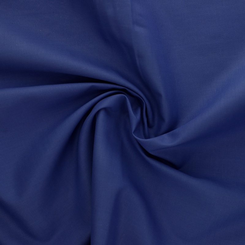 Tissu Coton Uni Bleu Foncé
