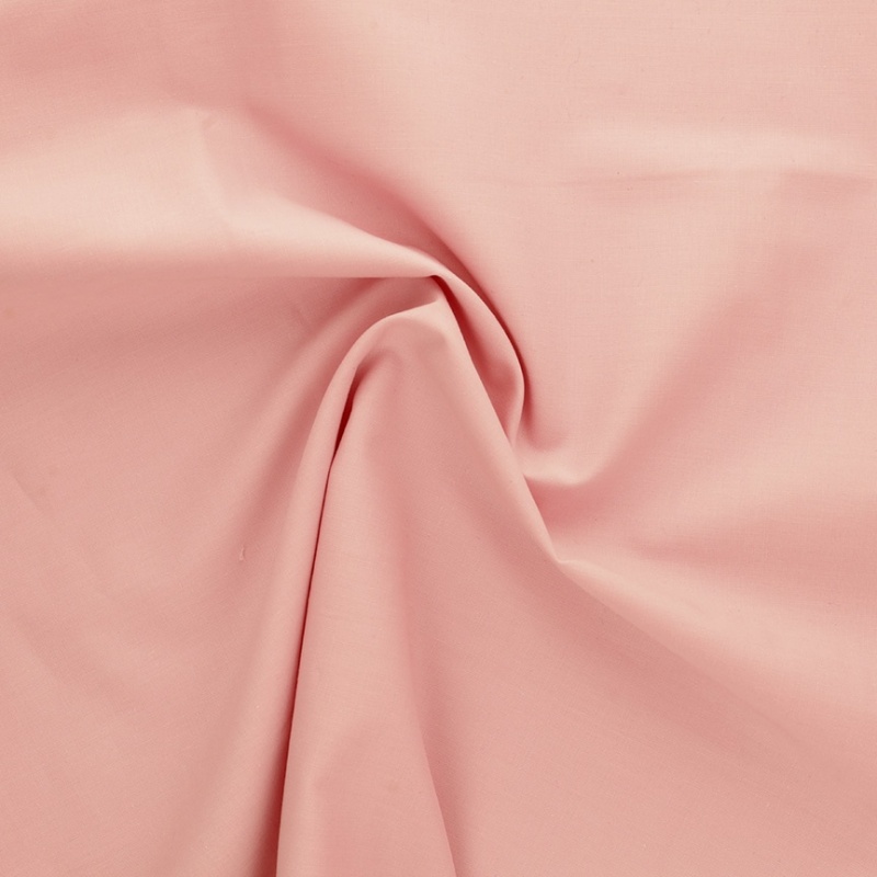 Tissu Coton Uni Rose
