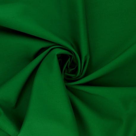 Tissu Coton Uni Vert 