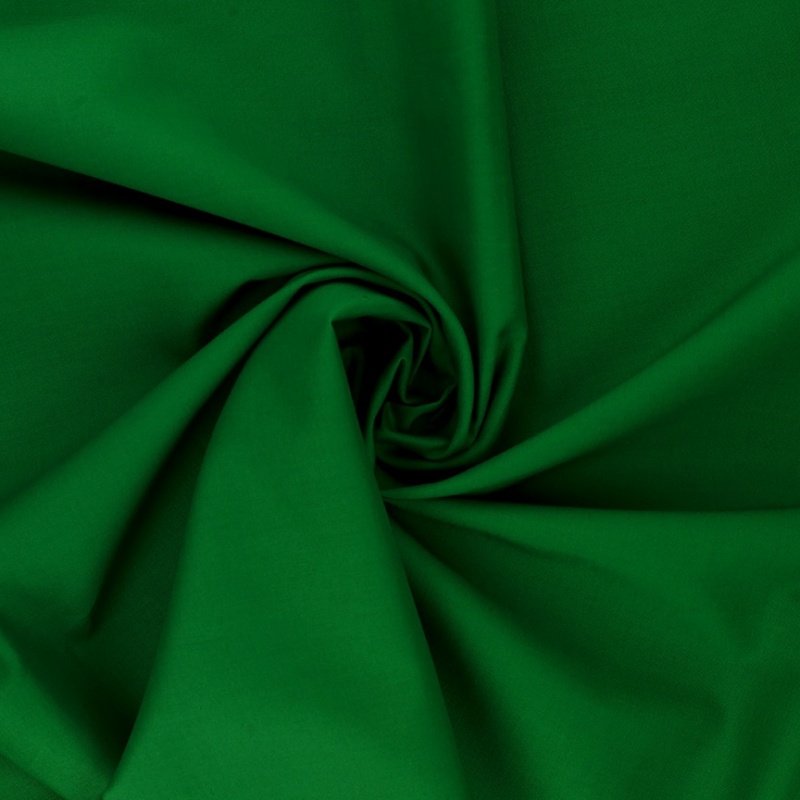 Tissu Coton Uni Vert 