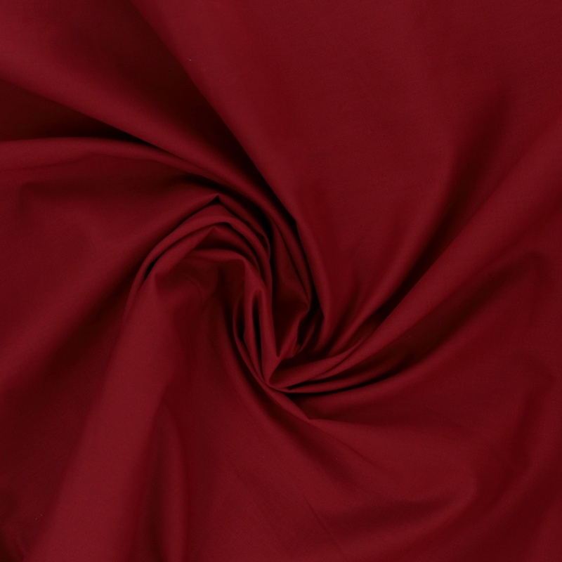 Tissu Coton Uni Chili Pepper 