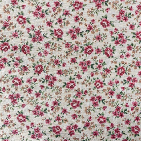Tissu Jacquard Mirela Rouge 