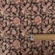 Tissu Blockprint Imprimé Tampons Mains Matelassé Double Face Fleur Multi