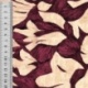 Tissu Viscose Imprimé Jeanne Bordeaux 