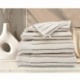 Linge de Toilette Sandro Jacquard Rayé Terracotta