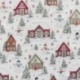 Tissu Jacquard Chenillé Baviel Noël 