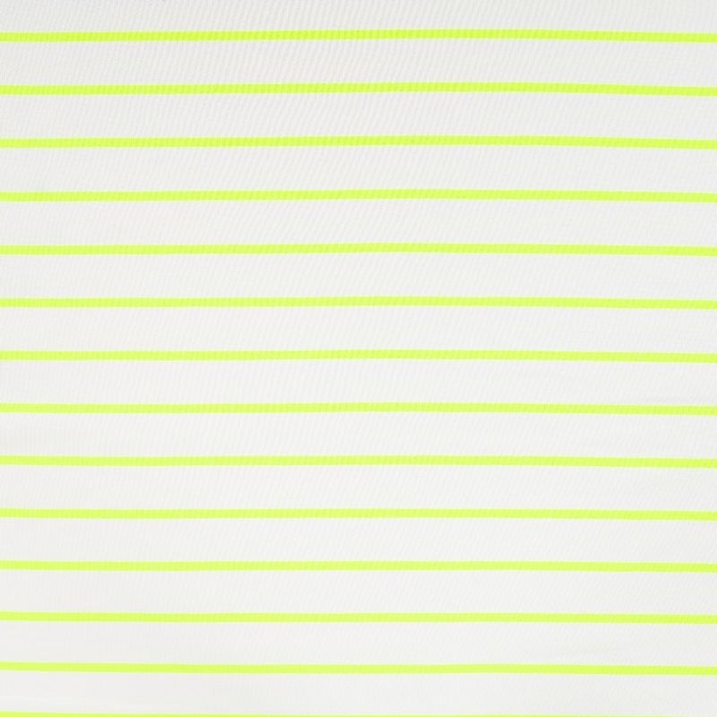 Tissu French Terry Neon Rayure Jaune