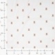 Tissu Jersey de Coton Cotele Ecru Ourson 