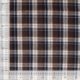 Tissu Flanelle Imprimé Carreaux Marron 