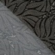 Tissu Serge de Viscose Imprimé Noir 
