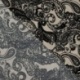Tissu Serge de Viscose Imprimé Noir 