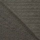 Tissu Maille Jersey Effet Tressé Kaki