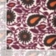 Tissu Teddy Jacquard Lie de Vin 