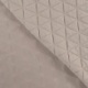 Tissu Maille Matelassé Uni Sable 