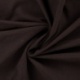 Tissu Coton Lavé Uni Marron Foncé