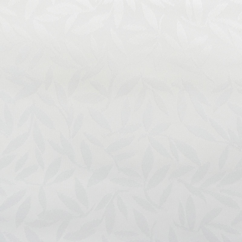 Tissu Laurea Jacquard Enduit Blanc 