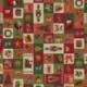 Tissu Jacquard Christmas Patch Gobelin 