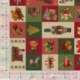 Tissu Jacquard Christmas Patch Gobelin 