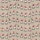 Tissu Jolly Tomte Fond Coloris Lin 