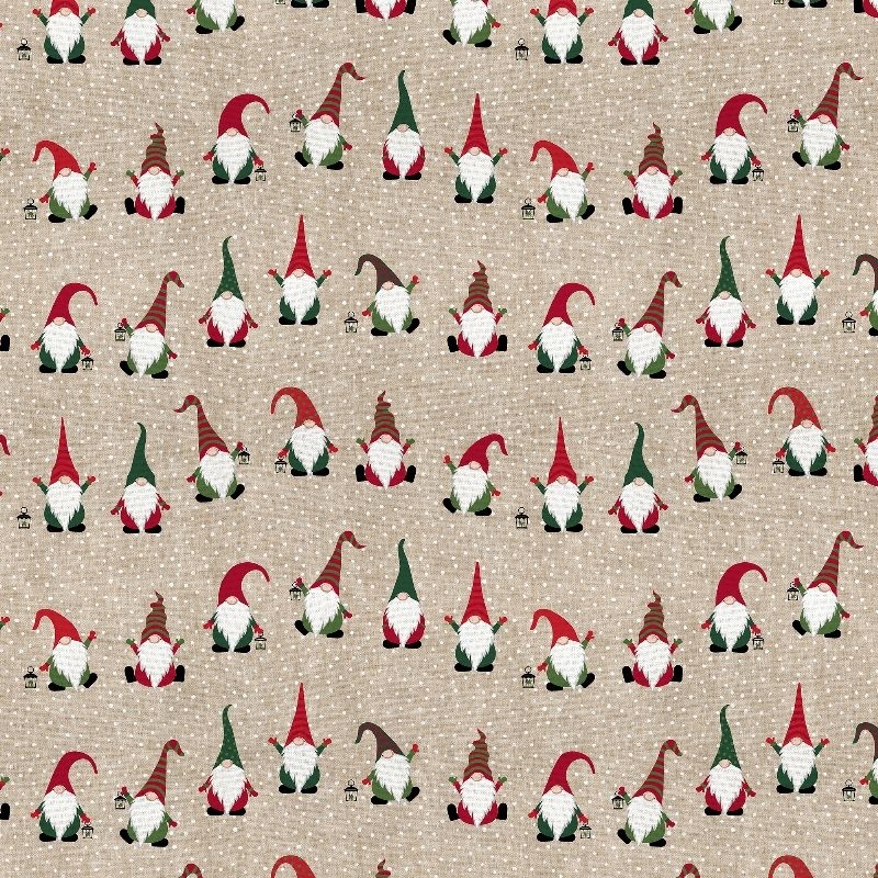 Tissu Jolly Tomte Fond Coloris Lin 