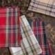 Tissu Ecossais Tartan Vert Rouge