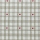 Tissu Jacquard Ollon Ficelle Coeur Rouge 