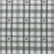 Tissu Jacquard Ollon Vert Coeur Rouge 