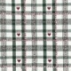 Tissu Jacquard Villars Ecru Vert 