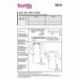 Patron Burda Style 5614 Robe 36-48