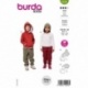 Patron Burda Kids 9185 Sweat et Polo 104-146cm