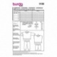 Patron Burda Kids 9186 Tshirt 56-98cm