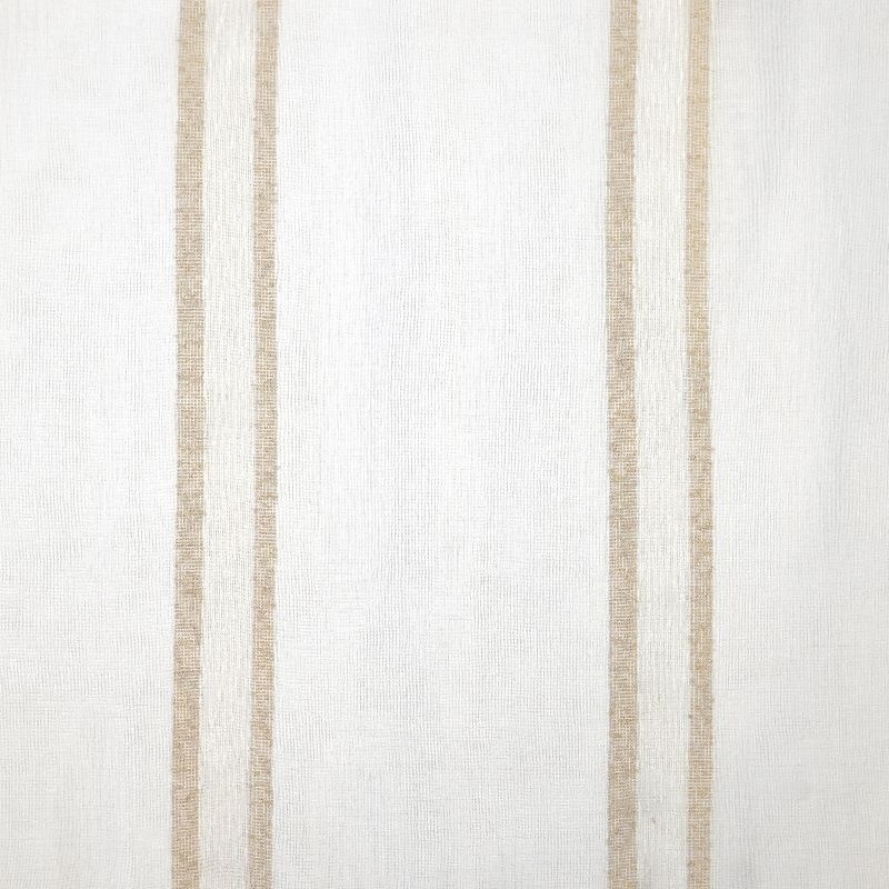 Tissu Etamine Rayée Marty Beige