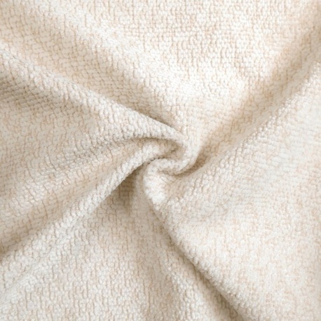 Tissu Isolia Bouclette Obscurcissant Thermique Ecru