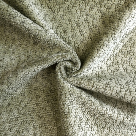 Tissu Isolia Bouclette Obscurcissant Thermique Sauge 