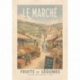 Torchon Imprimé Le Marche 