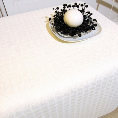 Tissu Protège Table Support Jersey Blanc