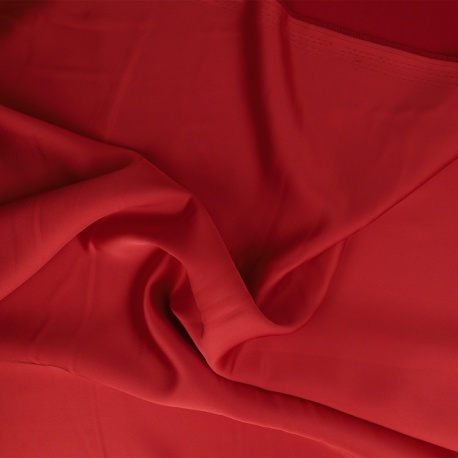Tissu Satin Duchesse Rouge 