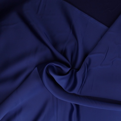 Tissu Satin Duchesse Bleu Roi 