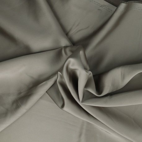 Tissu Satin Duchesse Taupe