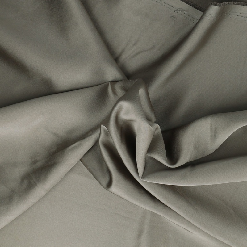 Tissu Satin Duchesse Taupe