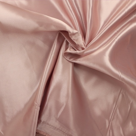 Tissu Satin Vegas Rose Pâle 