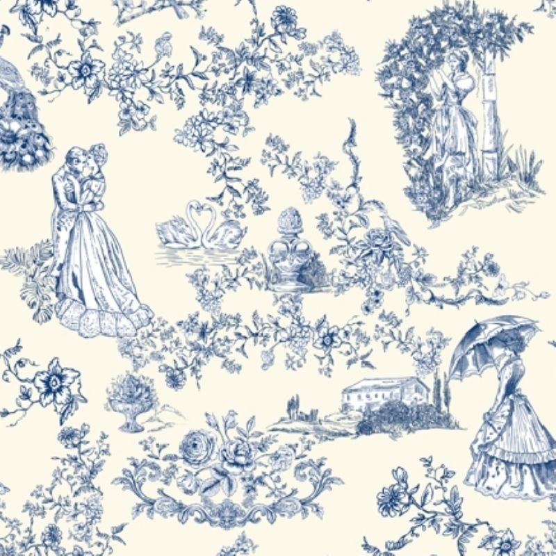 Tissu Toile Loneta Bleu 