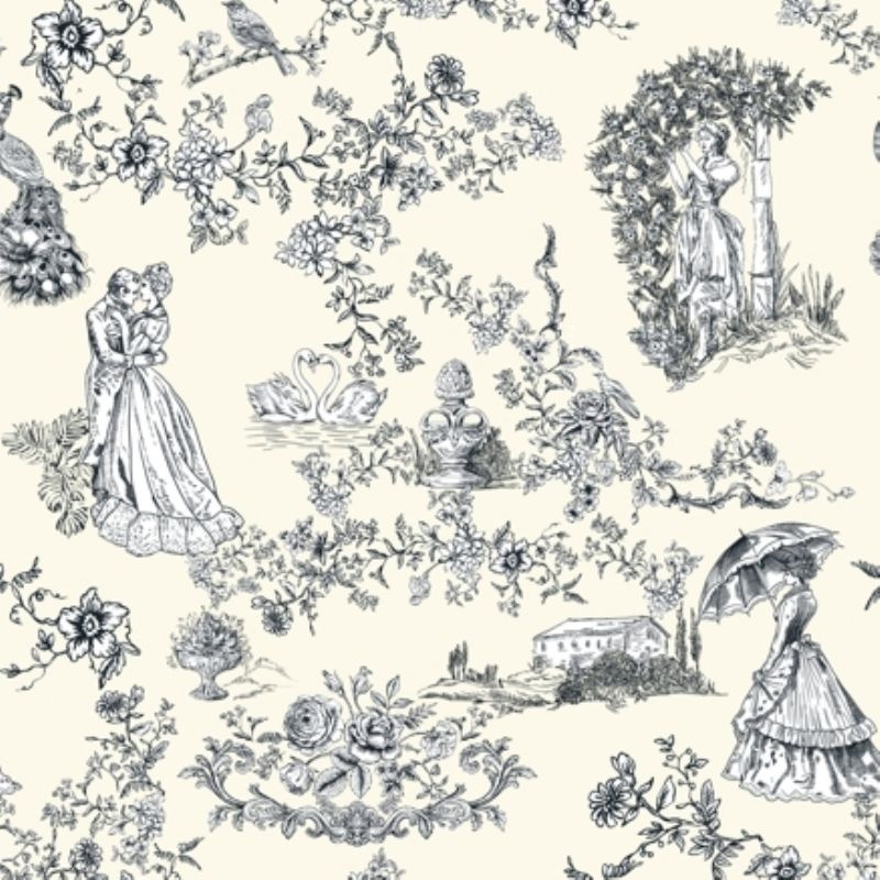 Tissu Toile Loneta Noir