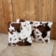 Coussin Fausse Fourrure Marron Cow