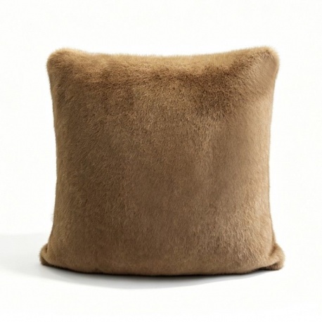 Collection Plaid Housse de coussin Cocon Camel 