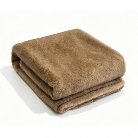 Collection Plaid Housse de coussin Cocon Camel 